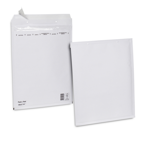 Boite de 100 pochettes bulles d'air H 75 g/m² bande de protection