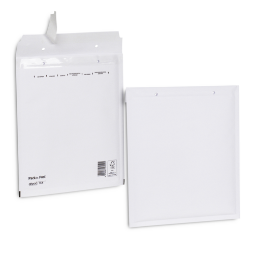 Boite de 100 pochettes bulles d'air E 75 g/m² bande de protection