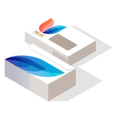 Vos enveloppes blanches à votre image !