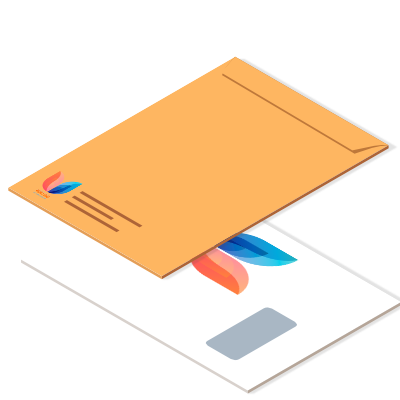 Vos pochettes Kraft ou blanches personnalisées